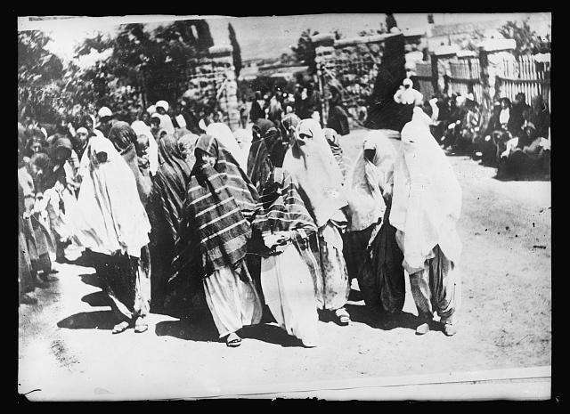 Photo:Podgoritza Montenegro 1920 Turkish Women Red Cross Pajamas Relief