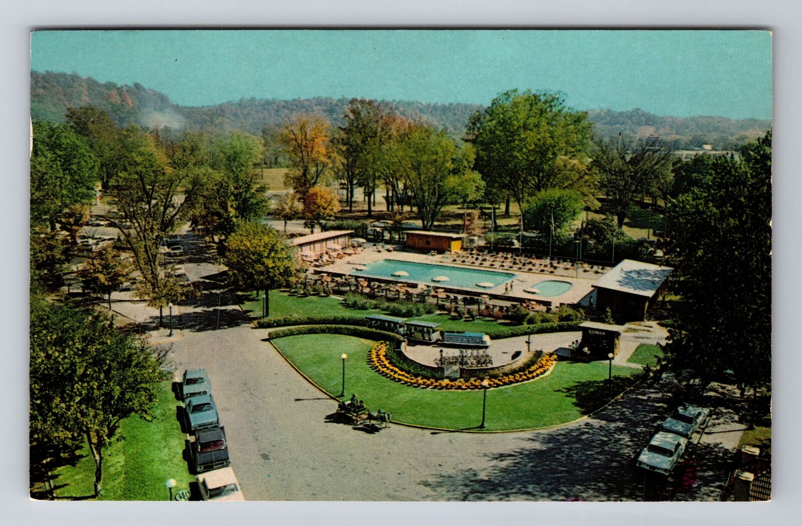 French Lick IN-Indiana, French Lick Sheraton Hotel, Vintage c1966 Postcard