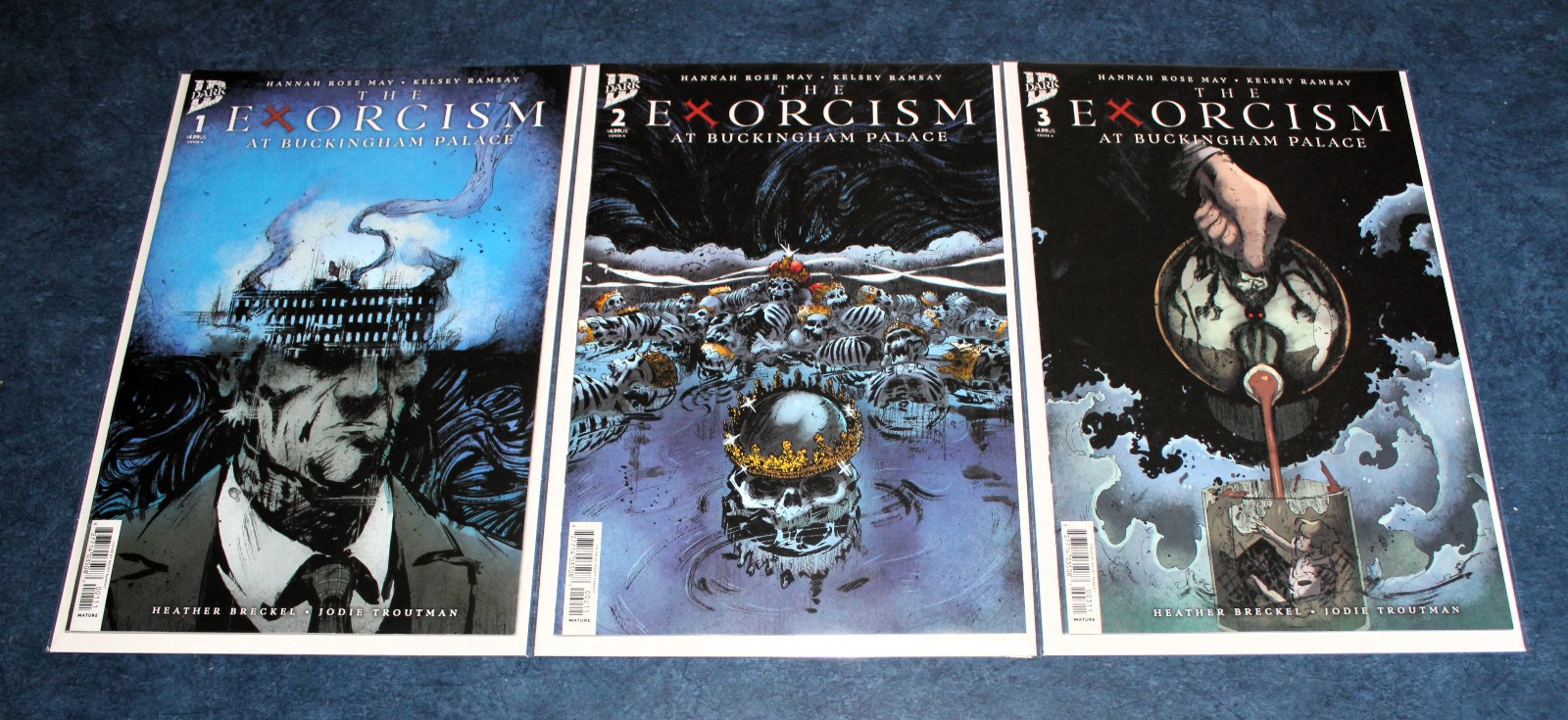 EXORCISM AT BUCKINGHAM PALACE #1 2 3 1st print A complete set IDW COMICS 2026 NM