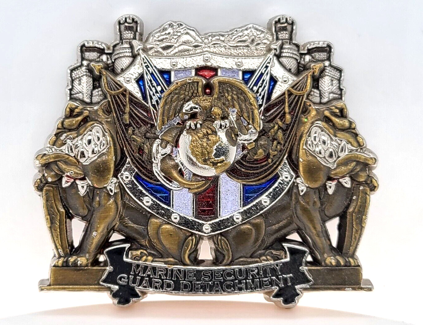 MSG-D Marine Security Guard Detachment Podgorica, Montenegro Challenge Coin