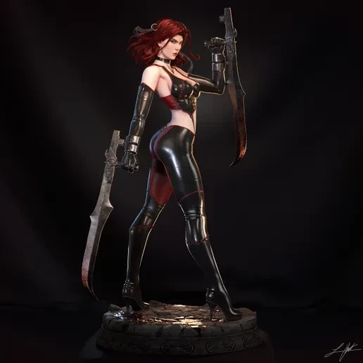 1:4 BloodRayne Fan Art UNPAINTED High Quality Resin Garage Kit