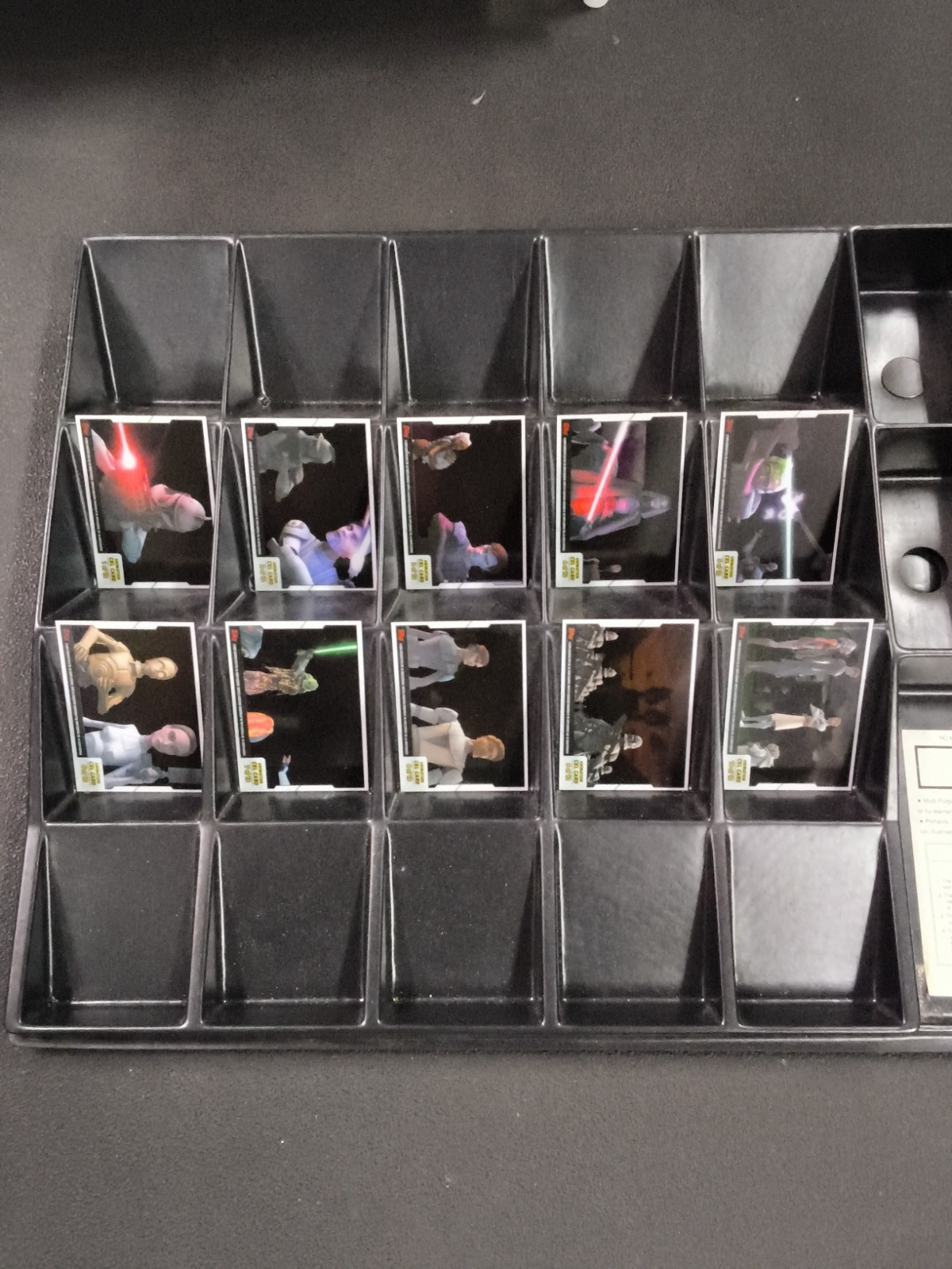 2008 Topps Star Wars The Clone Wars Animation Cels Complete Set C1-C10