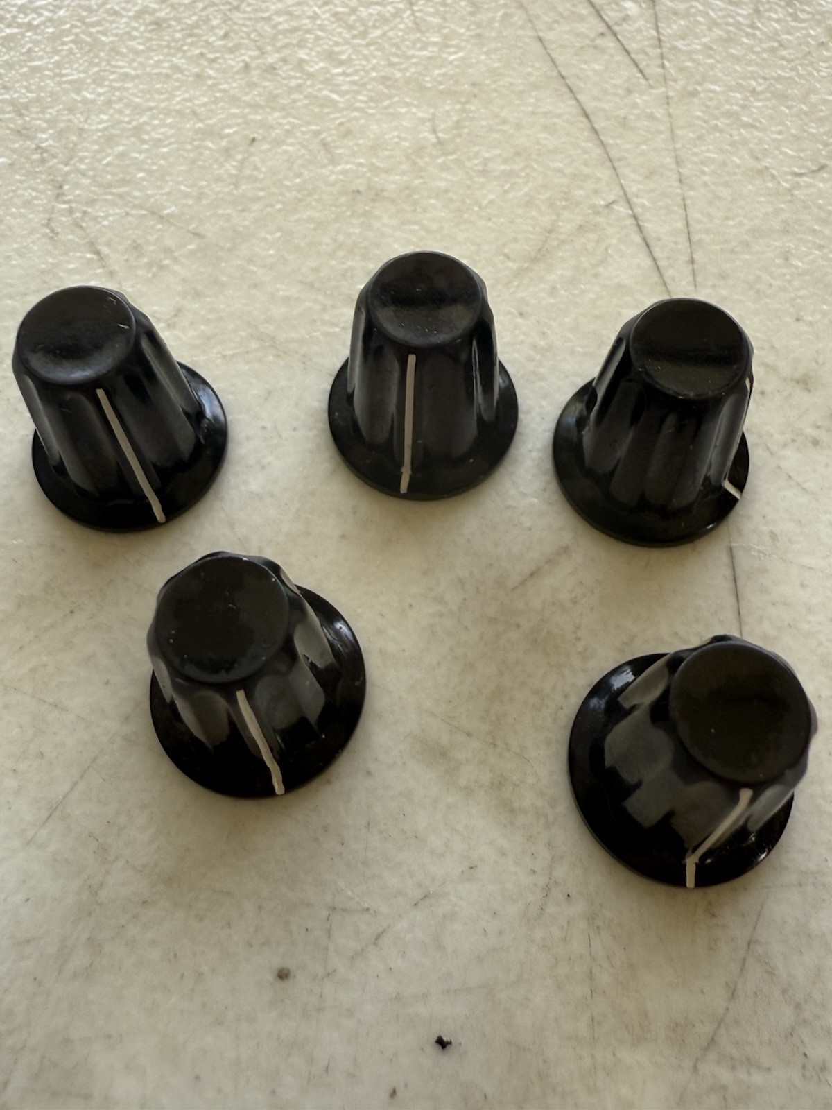 electronic knobs Vintage (5 PCs) 4mm Shaft