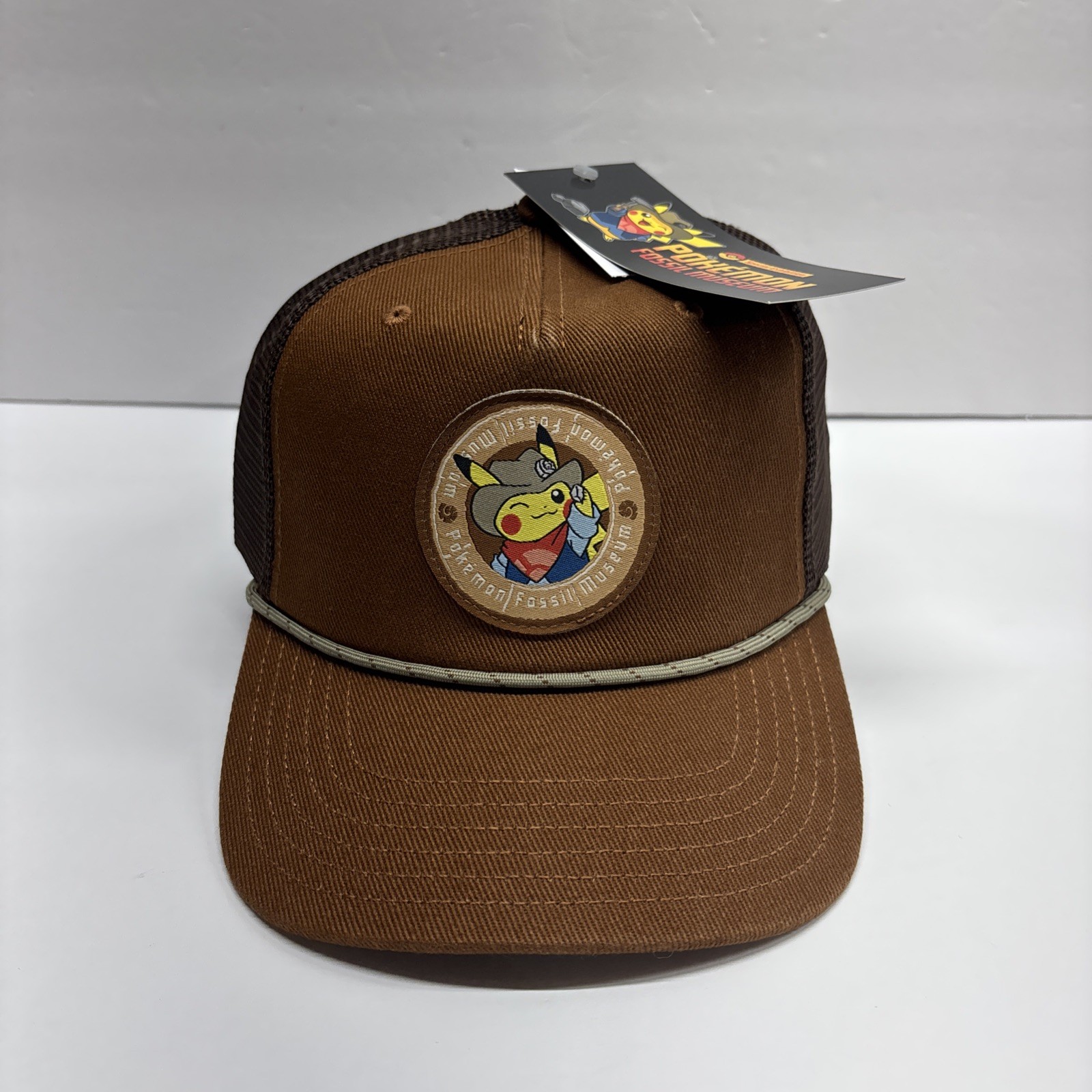 Pokemon Fossil Chicago Field Museum Exhibit Pikachu Rock Inspection Adult Hat