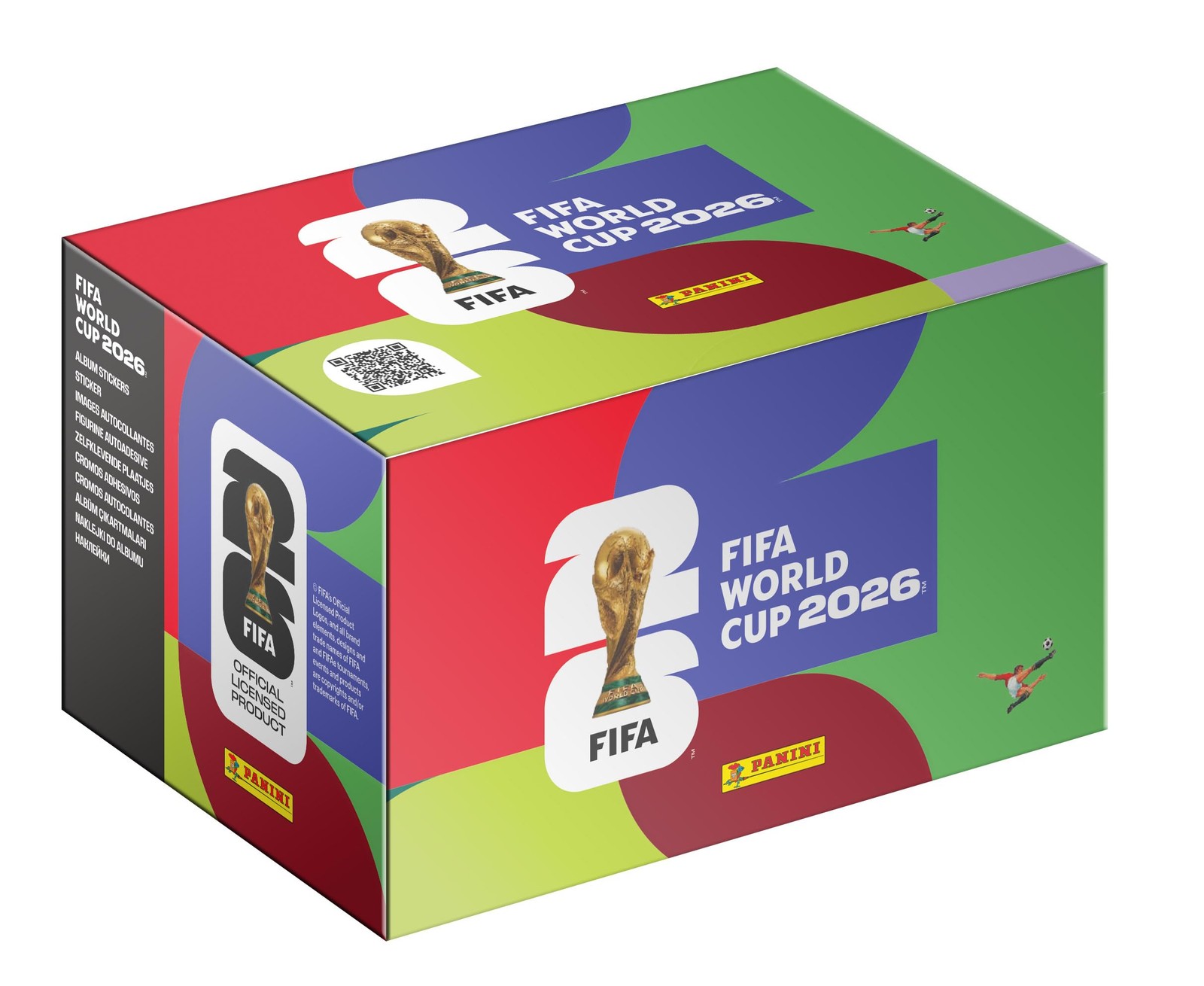 2026 Panini FIFA World Cup Sticker Collection 100 Packs 700 Stickers Mega Box