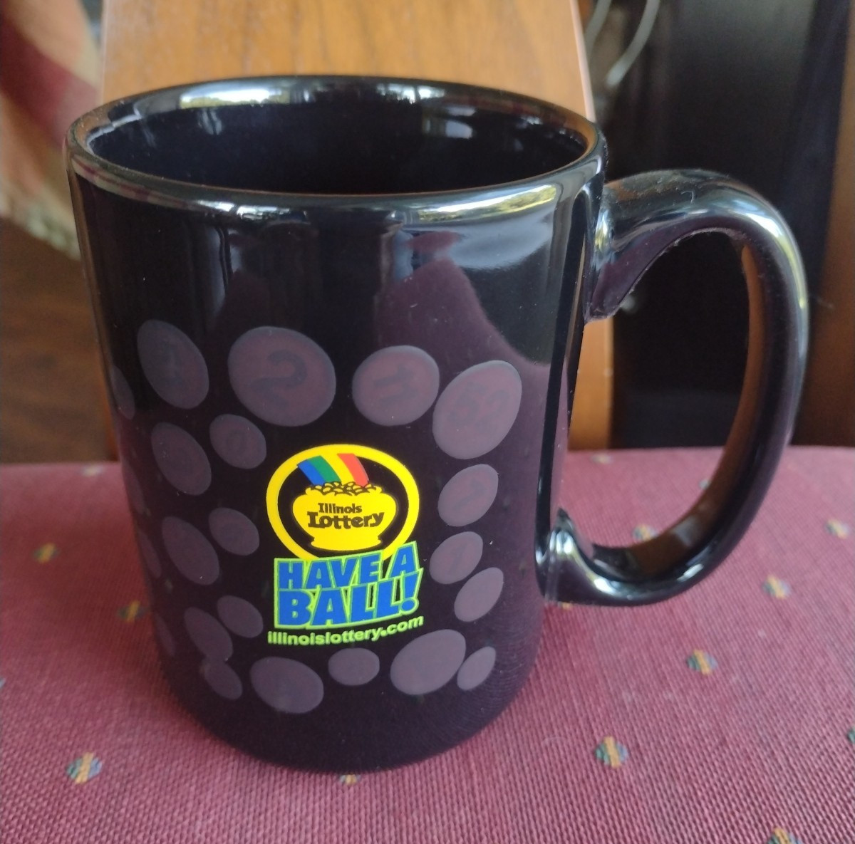 Vintage Illinois Lottery Have A Ball Promotional Mug