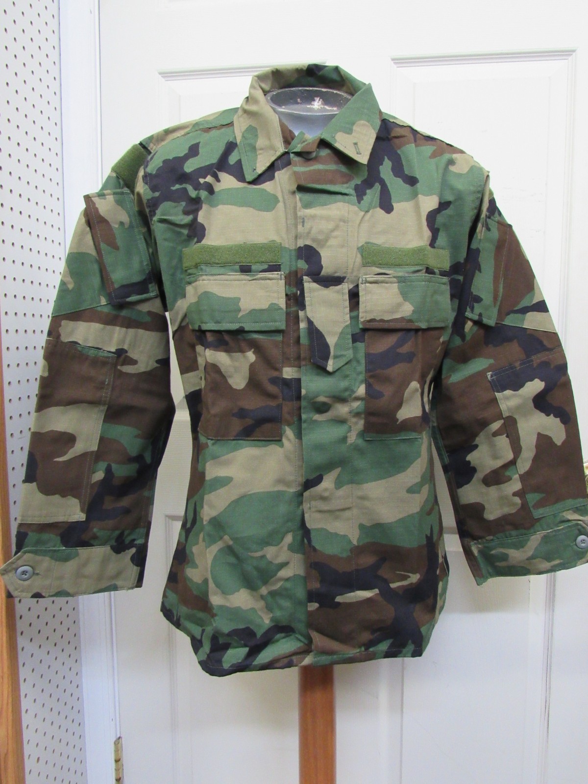 TruSpec M81 Woodland Camo Raid Mod BDU Shirt OldGen Medium Short SEAL DEVGRU NSW