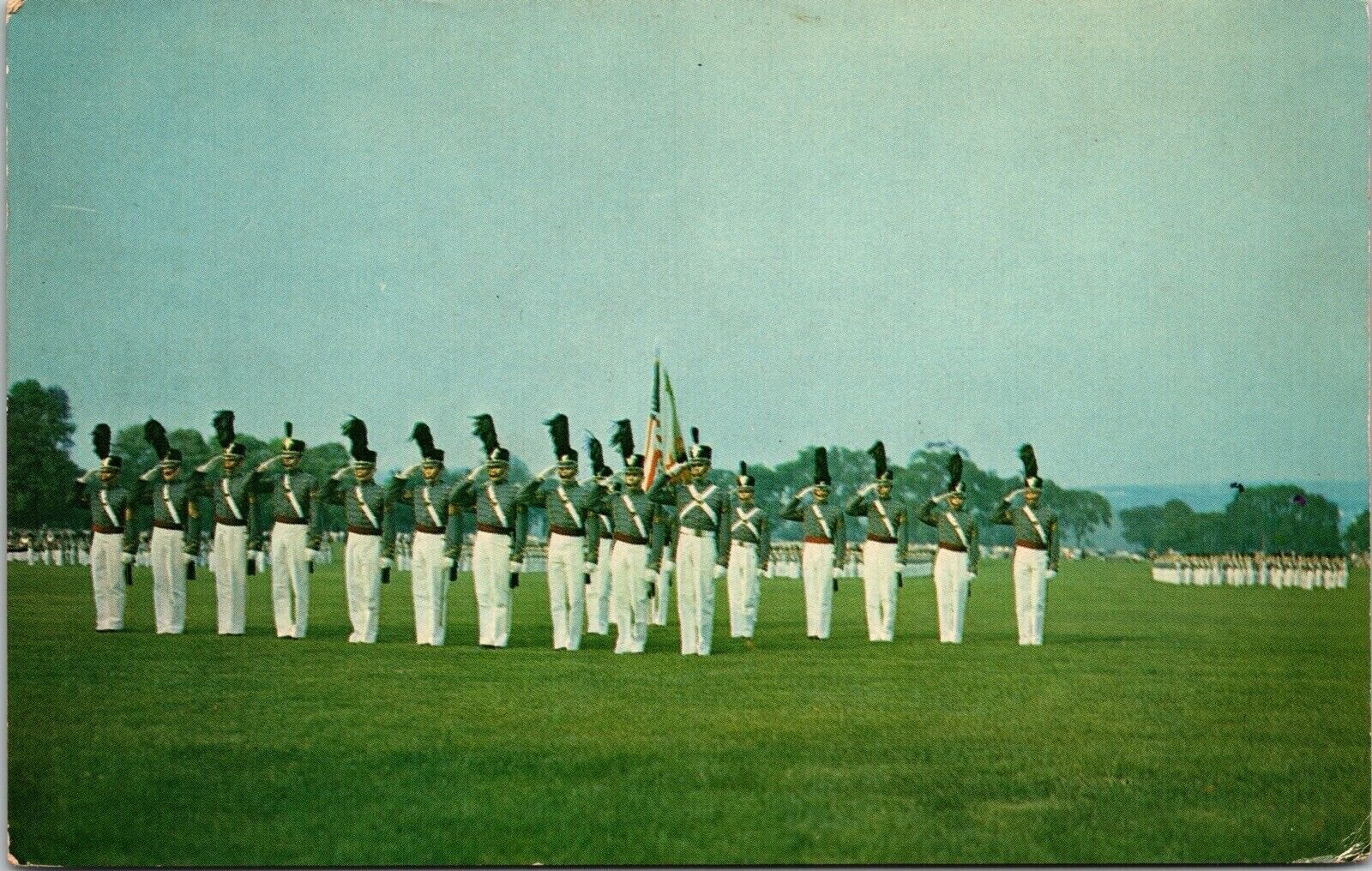 Present Arms Dress Parade Cadets USMA West Point New York Cancel 1957 ...