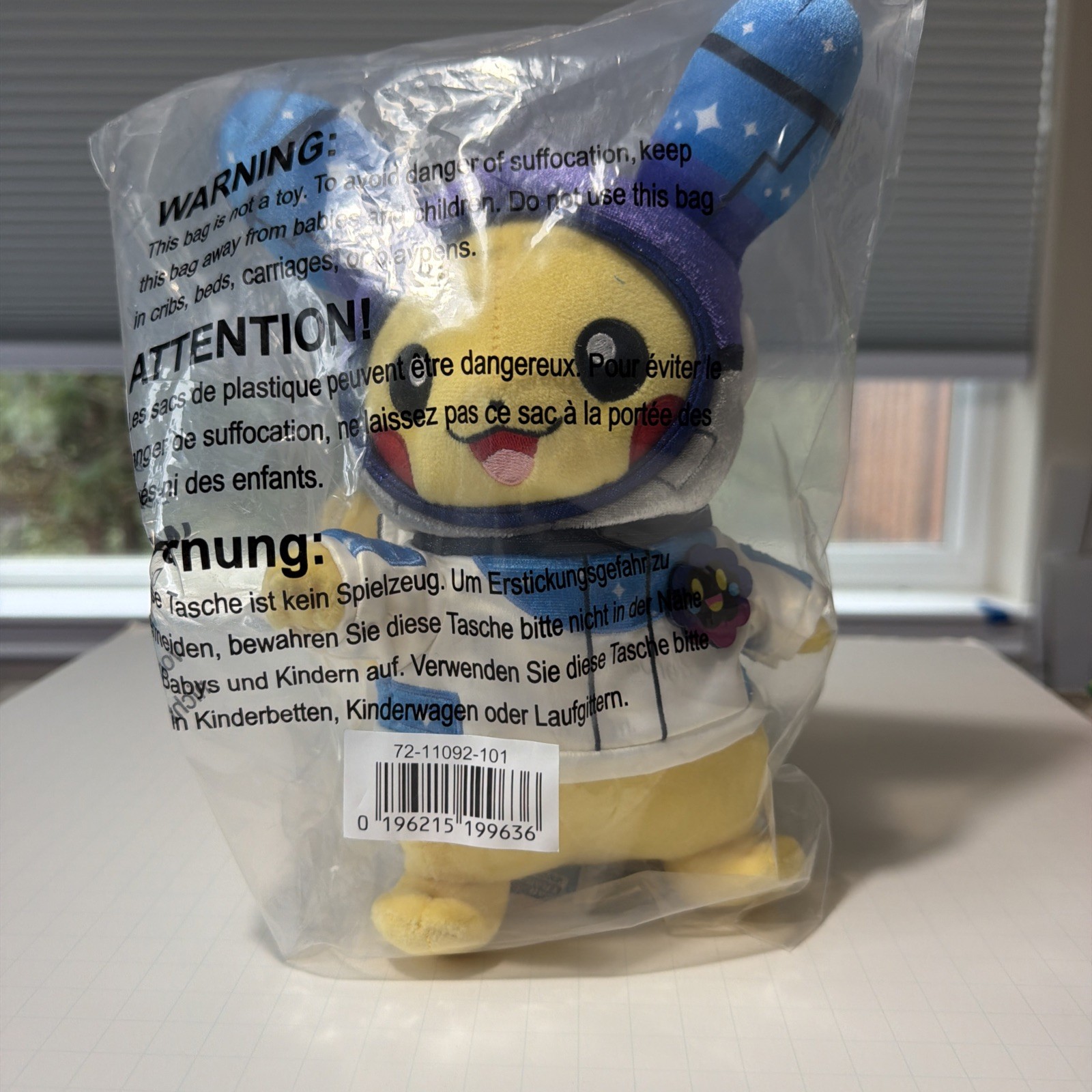 Pokémon Worlds 2026 Space Pikachu Plush PokémonXP San Francisco Exclusive NEWTag