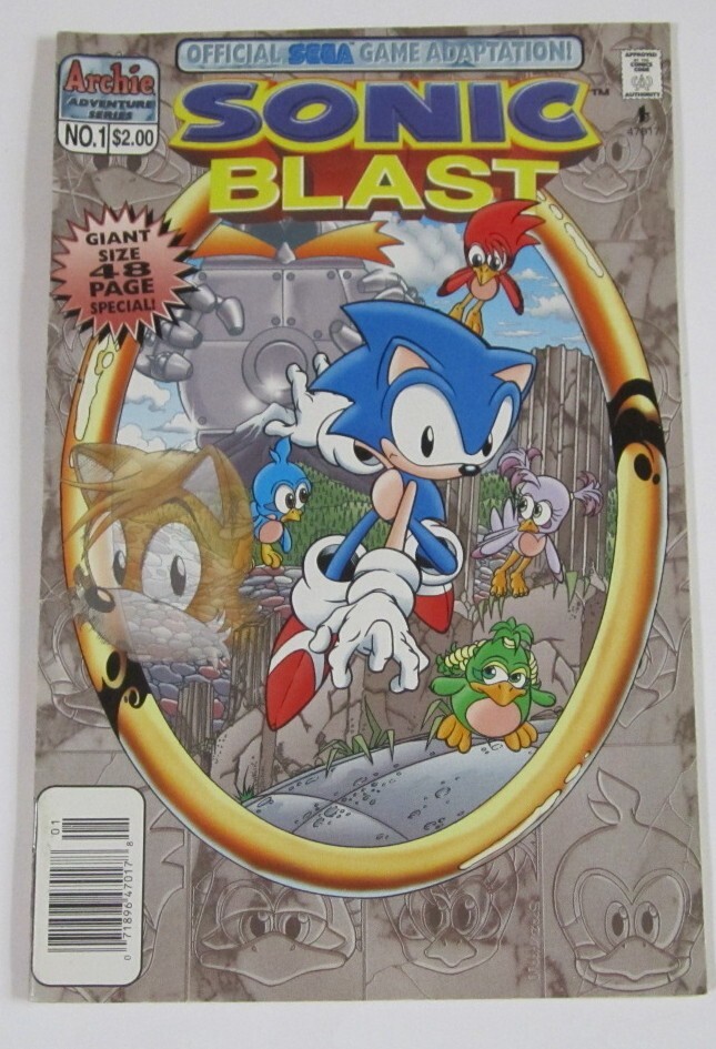Sonic Blast #1 The Hedgehog Archie Adventure Series 48 Page Special Comic 1997