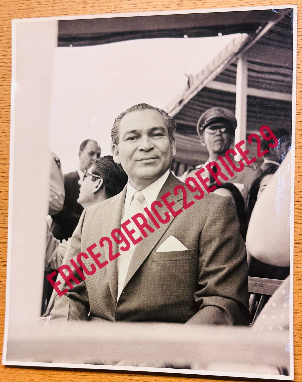 President Fulgencio Batista OOAK B/W Photograph By Writer Joseph H. Wherry
