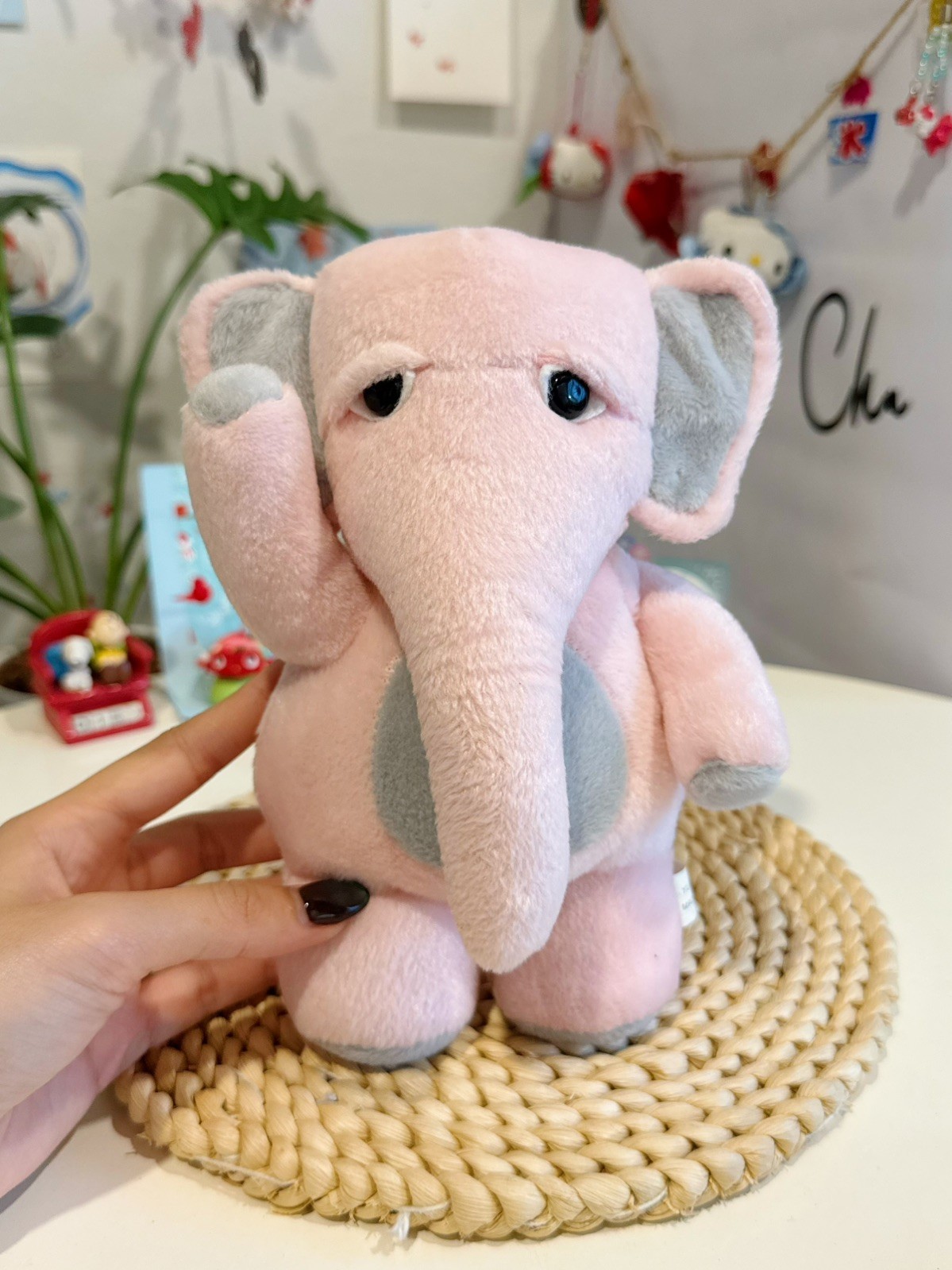Johnson and Friend Pink Elephant Yutaka 1993 Film Australia Limited Plush Toy