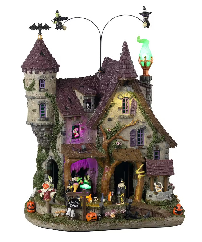 Lemax Spooky Town Michaels Wicked Garden Coven Michaels Exclusive 2023