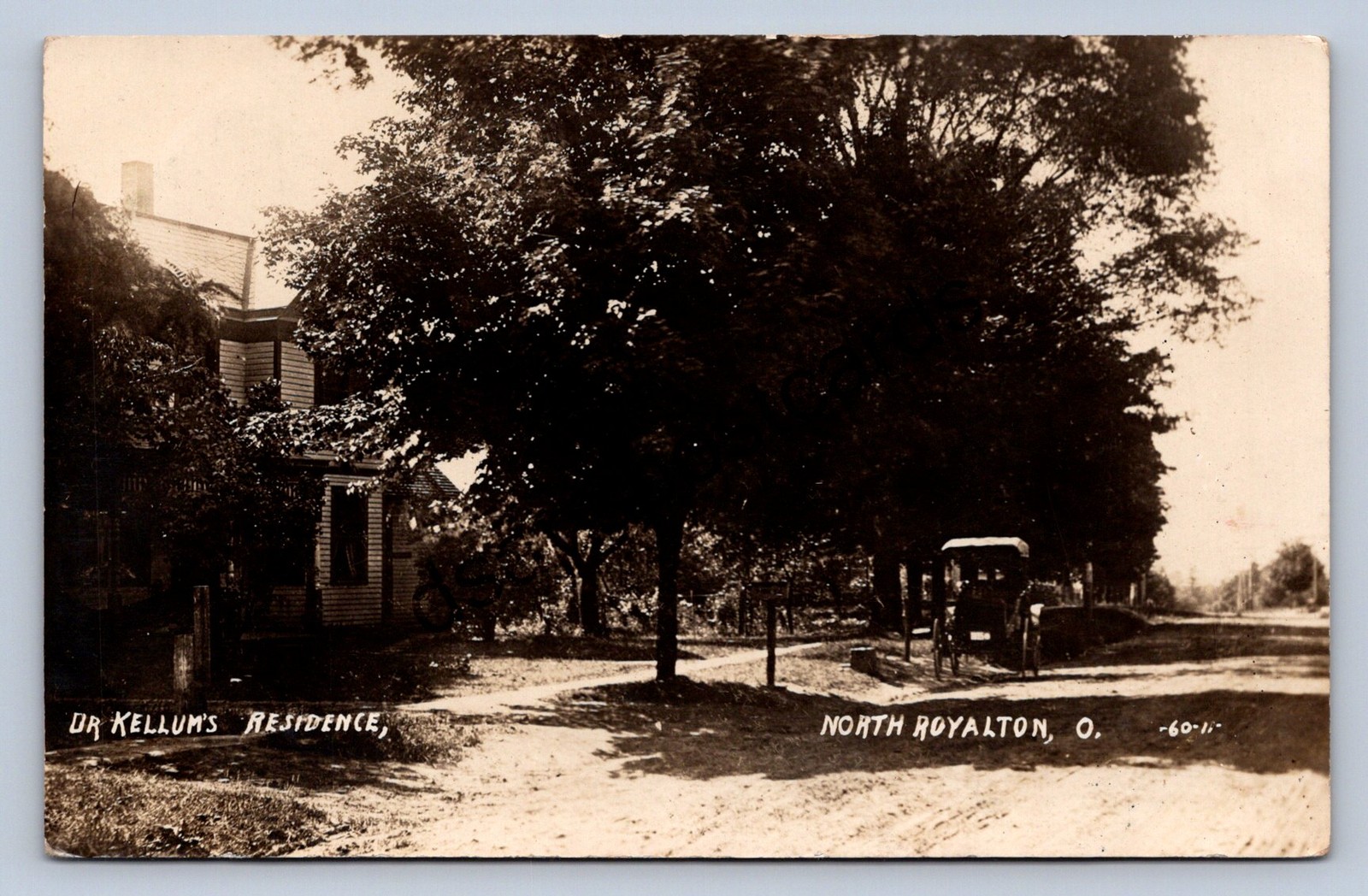 J87/ North Royalton Ohio RPPC Postcard c1910 Dr. Kellums Residence 1929