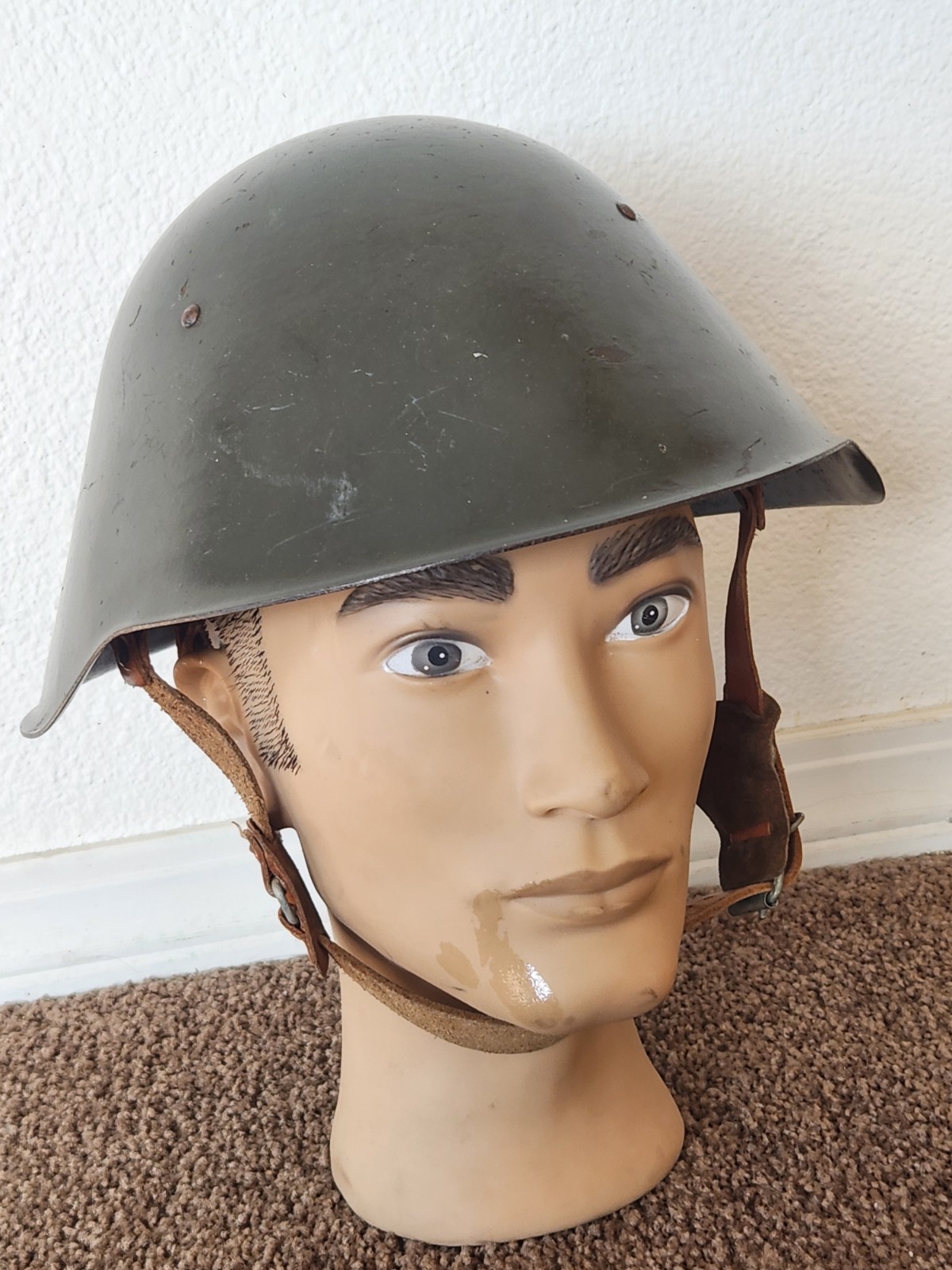 EARLY East German NVA M56 Steel Helmet  1960 Dated M31 Liner DDR Size II