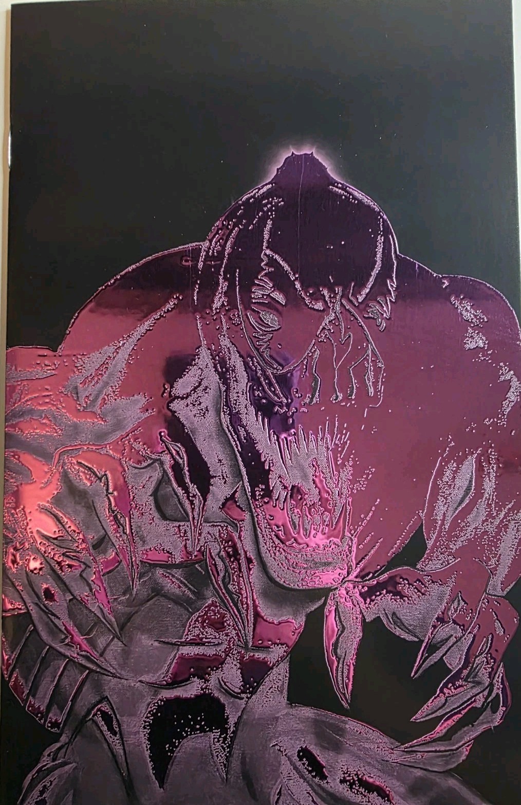 LETHAL PAINTBRUSH KYLE WILLIS HEROESCON VENOM EMBOSSED PINK SPOT FOIL ARTBOOK
