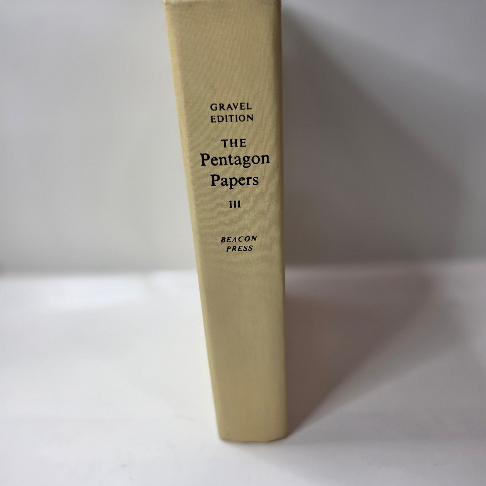 The Pentagon Papers Volume III 3 Senator Gravel Edition 1971 1st Ed Hardcover
