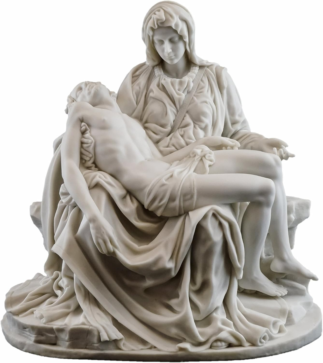 La Pieta by Michelangelo Statue - Museum Grade Replica Sculpture in Premium Cold