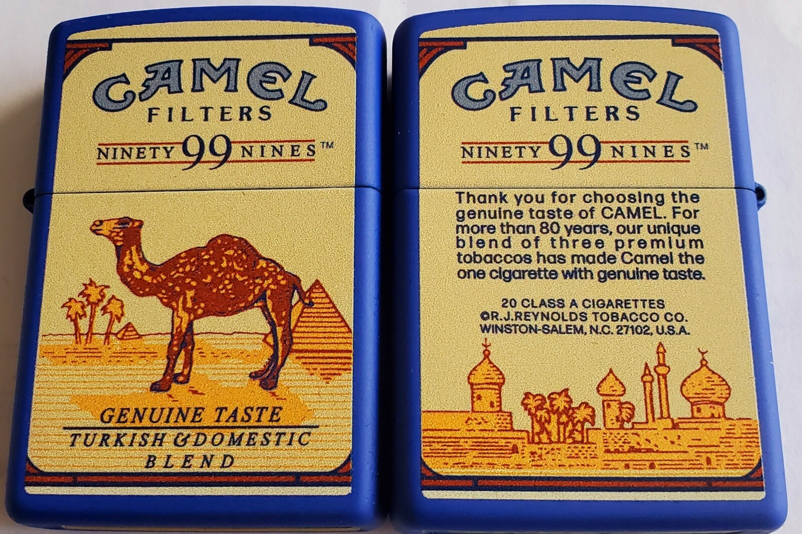 Zippo Camel PACK Ninety Nines 99 Royal Blue CZ  LIMITED EDITION 50 MADE Lighter