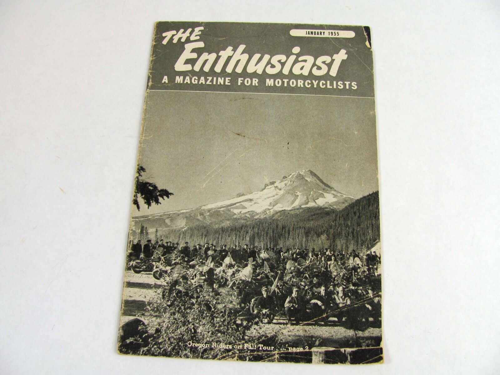 The Enthusiast A Magazine for Motorcyclists October 1955 Harley Davidson Oregon 