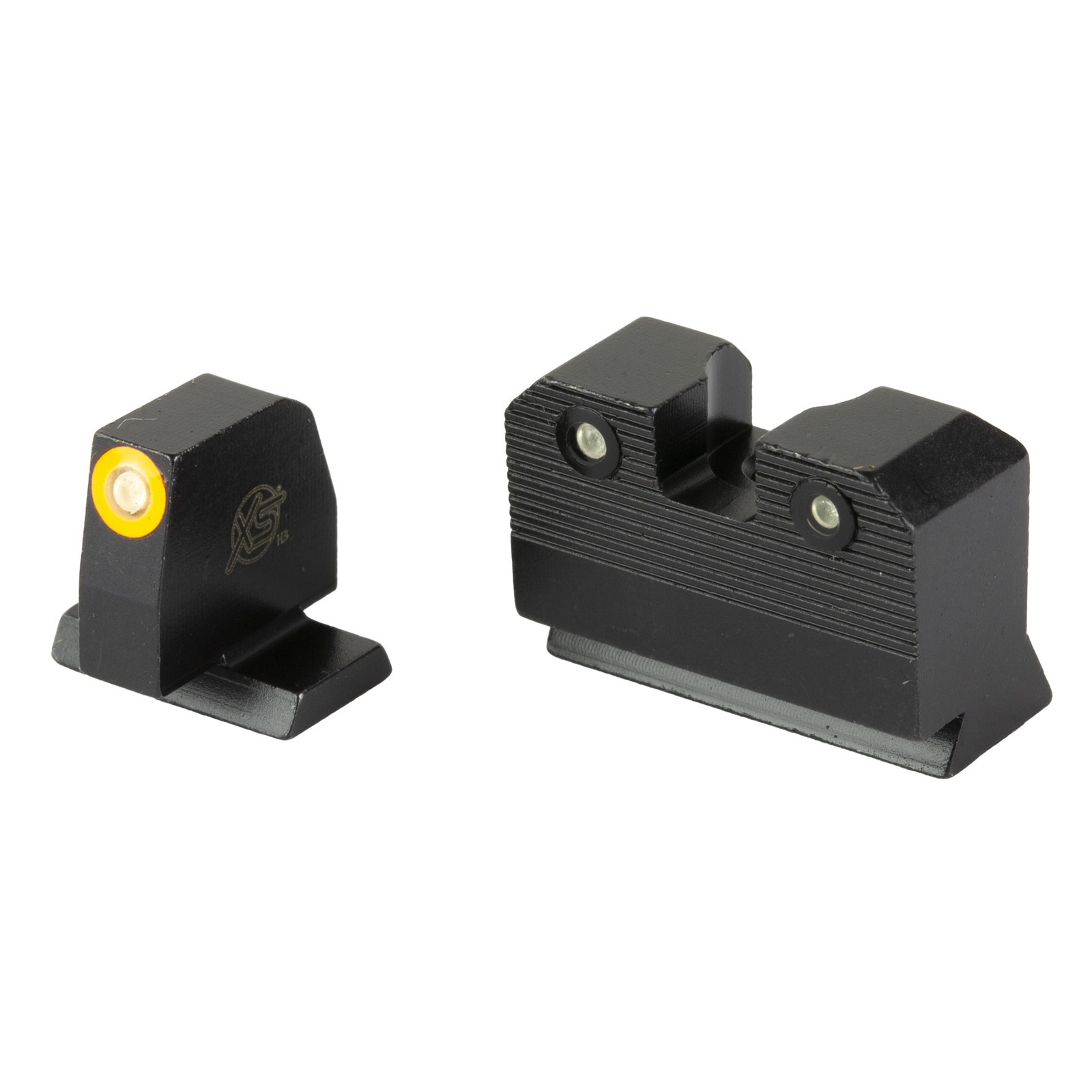 XS Sights R3D 2.0 Night Sight Set S&W M&P OR Tall Orange Tritium Front Rear