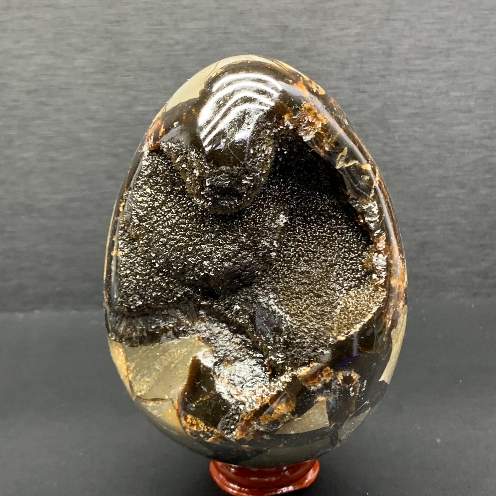760G Rare  Turtle Back Stone Egg Shape Dragon Crystal Mineral specimen