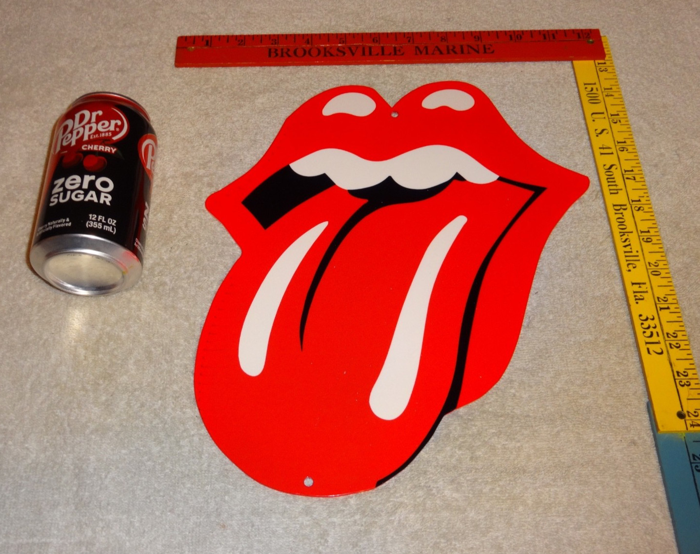 VINTAGE THE ROLLING STONES LIPS & TONGUE 1971 MUSIC 13\