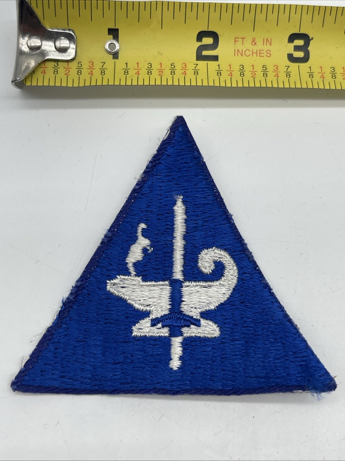 U.S. Military Army National Defense Cadet Corps Patch Insignia Full Collar Cut