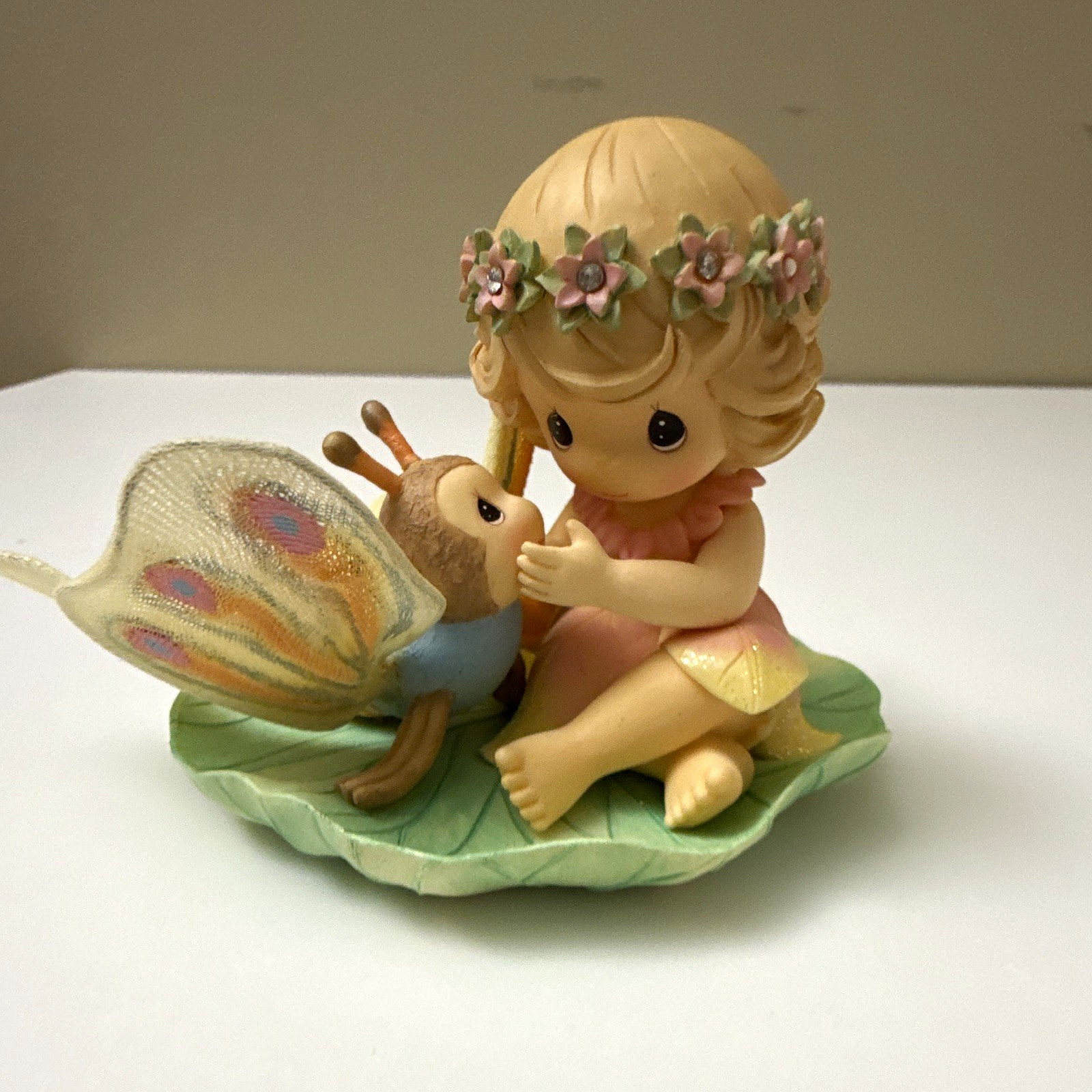 Precious Moments 2005 Fairy Butterfly Figurine Enesco Red REV’D Sample Label 