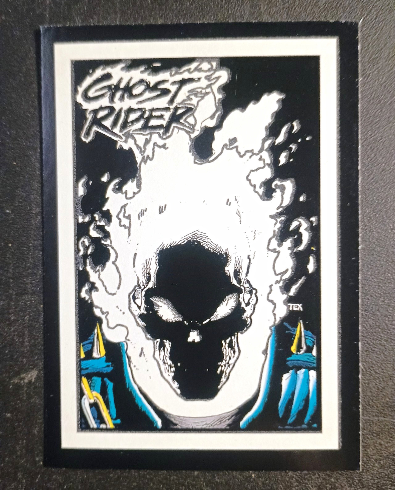 Comic Images 1992 Ghost Rider Daniel Ketch Insert Card G1 \