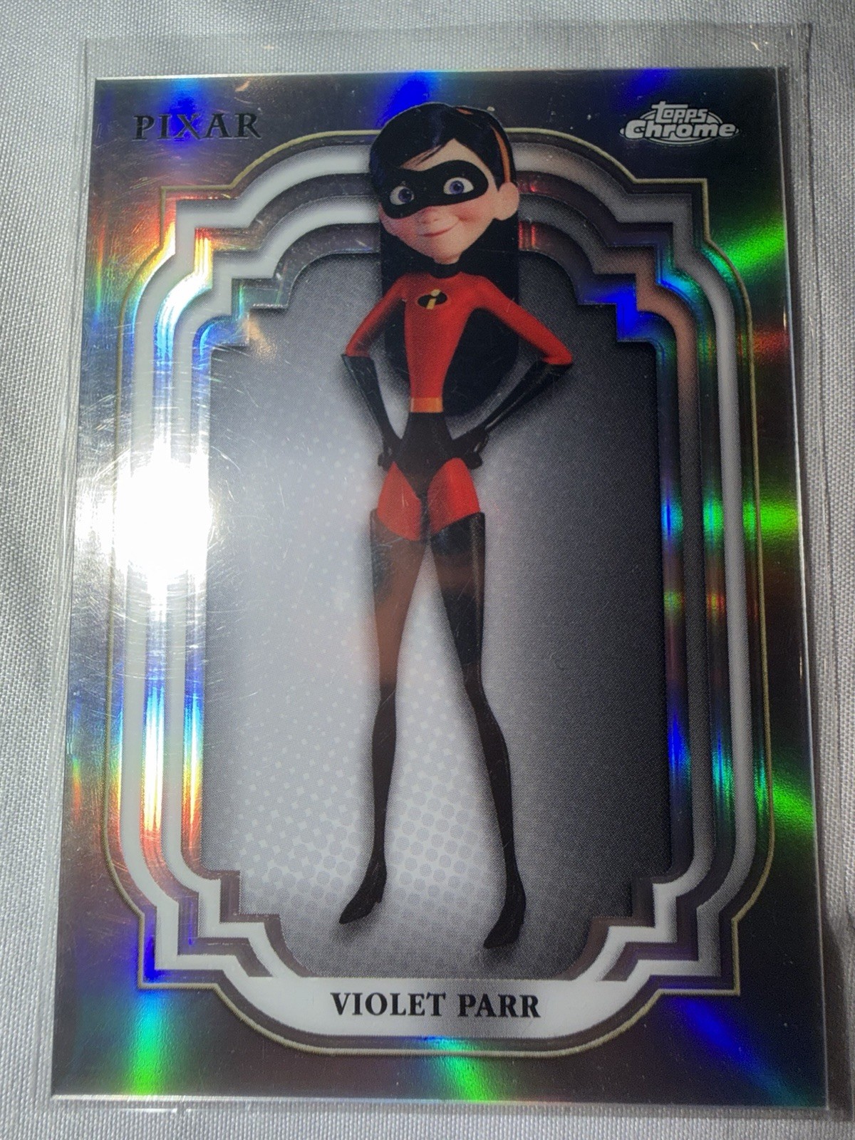 Violet Parr 2024 Topps Chrome Disney Pixar Silver Holo Refractor #98