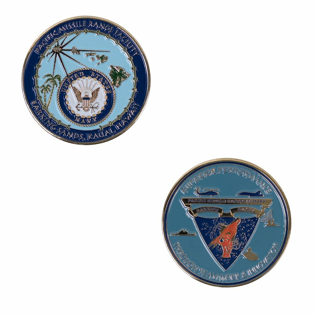 NAVY PACIFIC MISSILE RANGE BARKING SAND KAUAI HAWAII 1.75