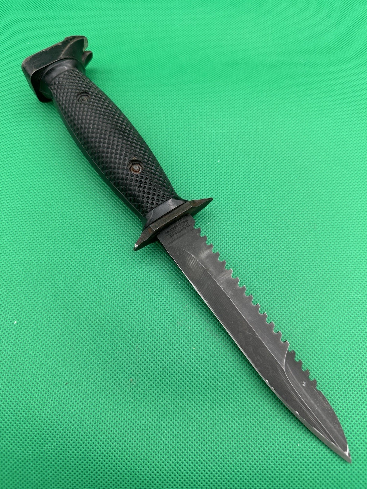 Vintage Imperial M-7S Military Survival Knife No Sheath Nice Used Condition
