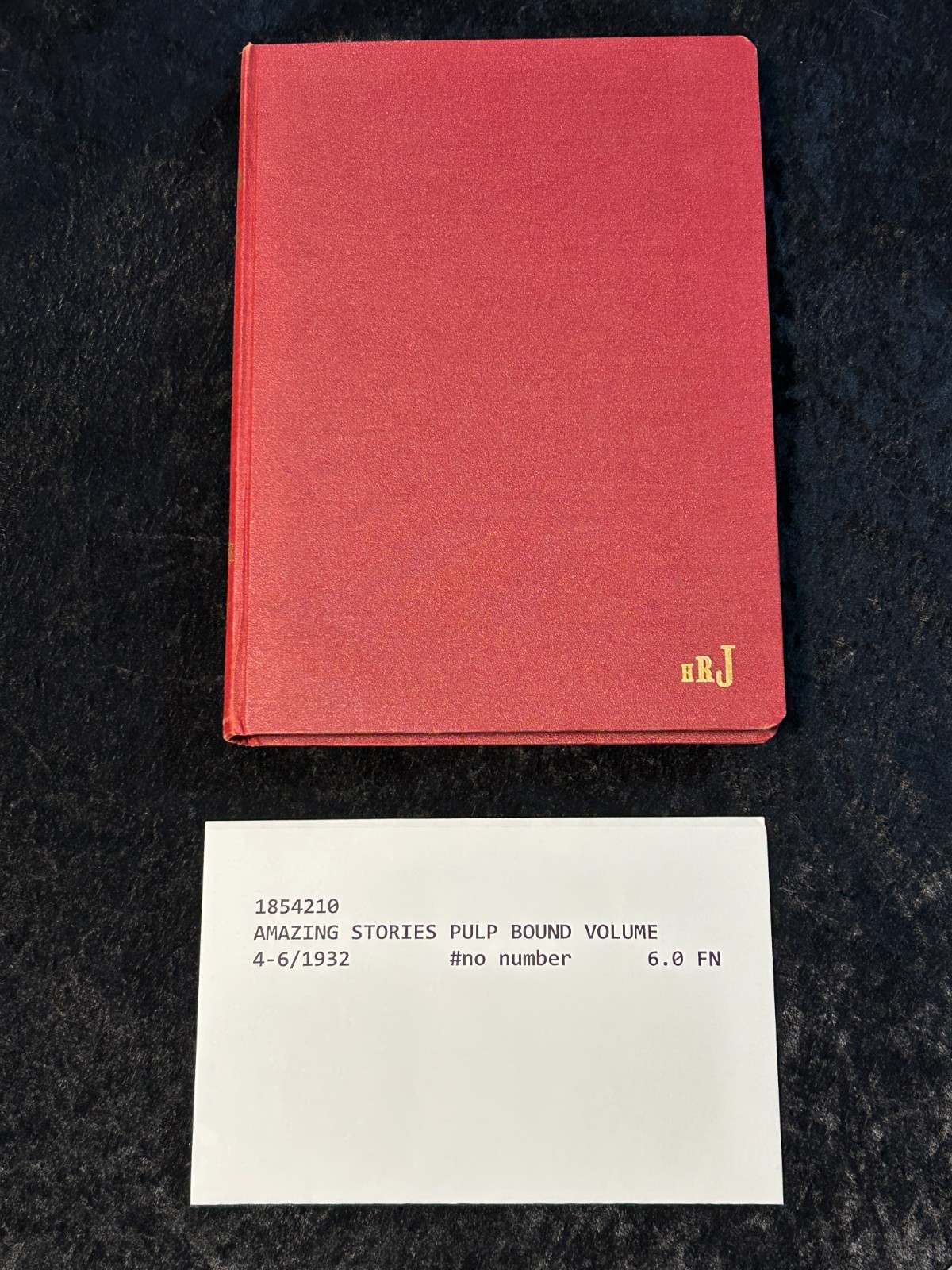 Amazing Stories Pulp BOUND April-June 1932 Volume 4-6 Experimenter Publ. 6.0 FN