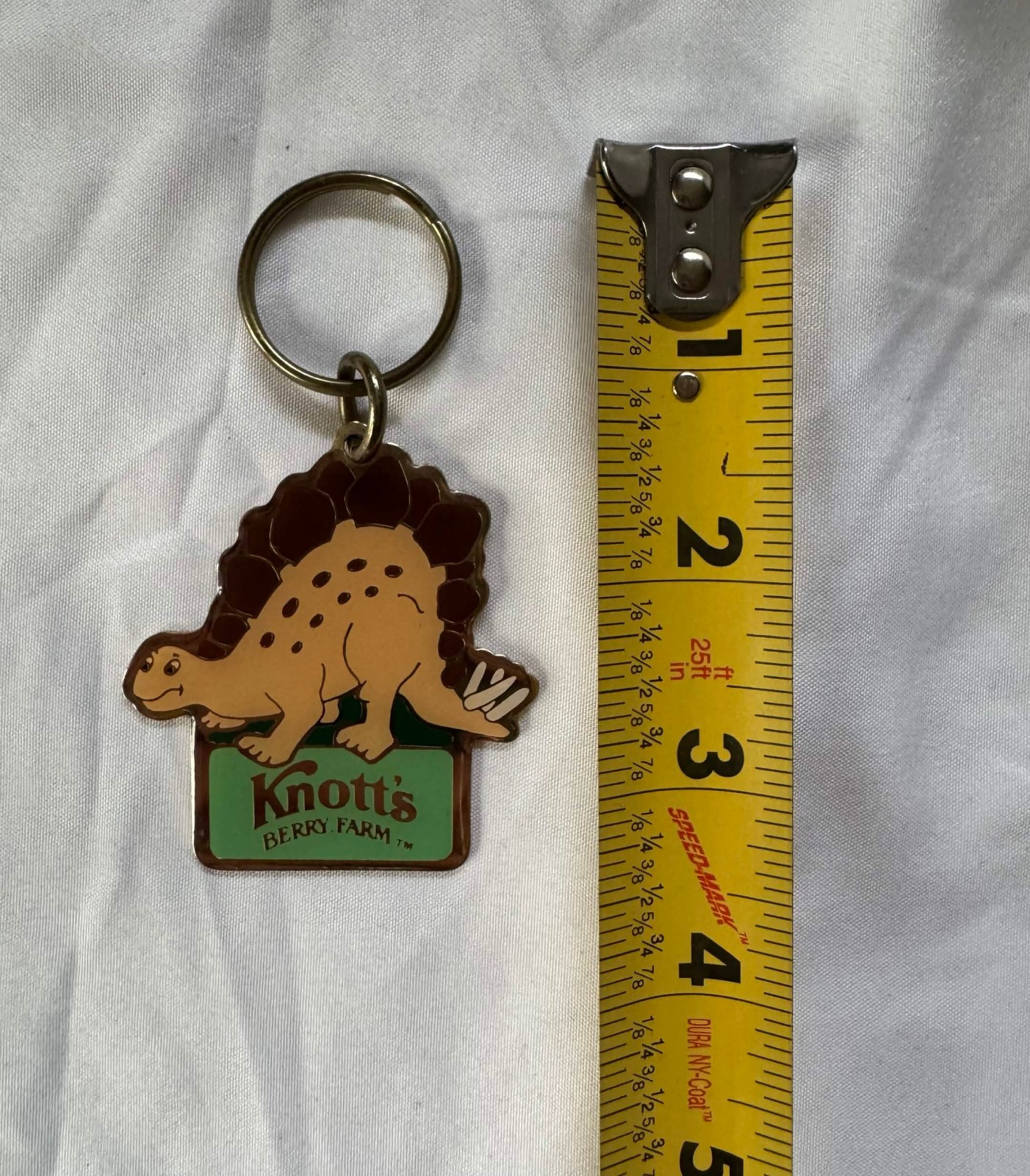 Knott's Berry Farm Dinosaur 1980's Keychain