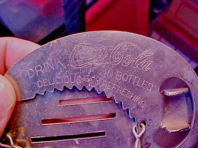 1920s Coca-Cola Coke Steel Safety DOOR LOCK Unused Colorful Box KAM-INDORE Rare