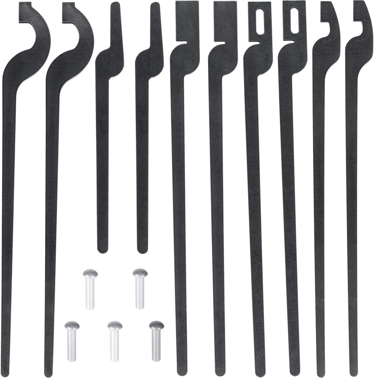 DIY Rapid Tongs Bundle Set - Blacksmith Five Types of Tongs Bundle Set Comes wit