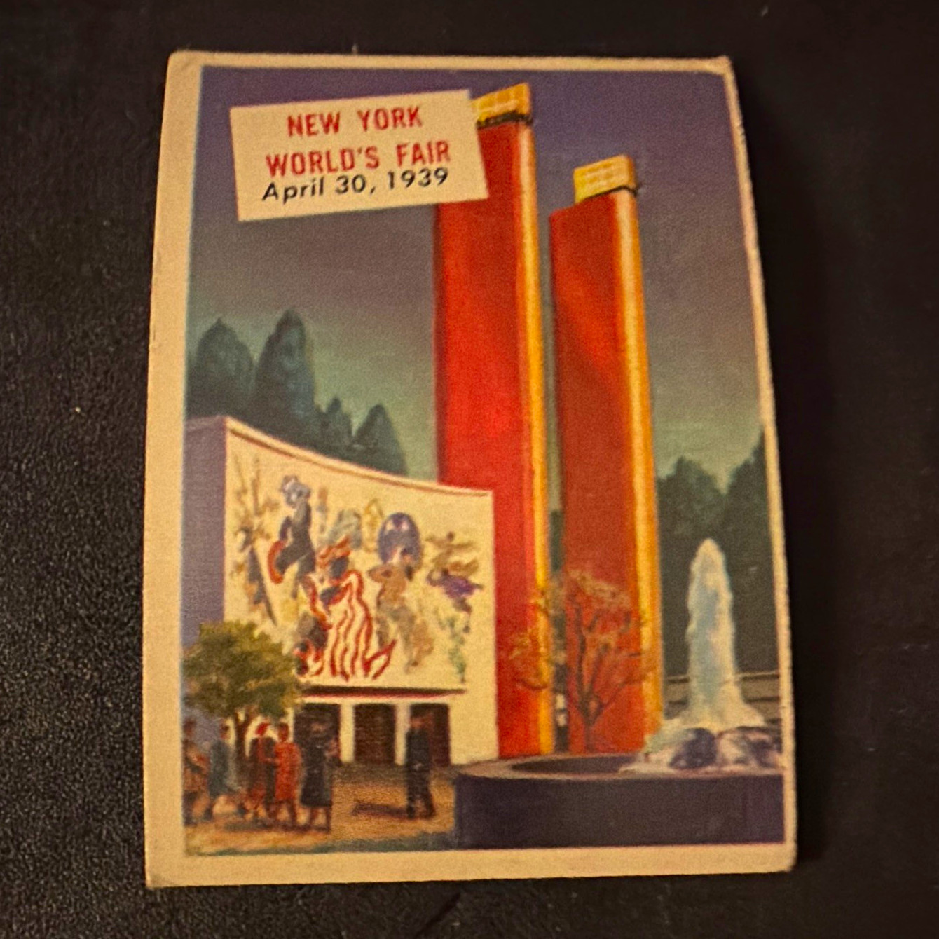 1939-40 New York World’s Fair April 30 1939 Card Winnipeg Free Press Extra #137