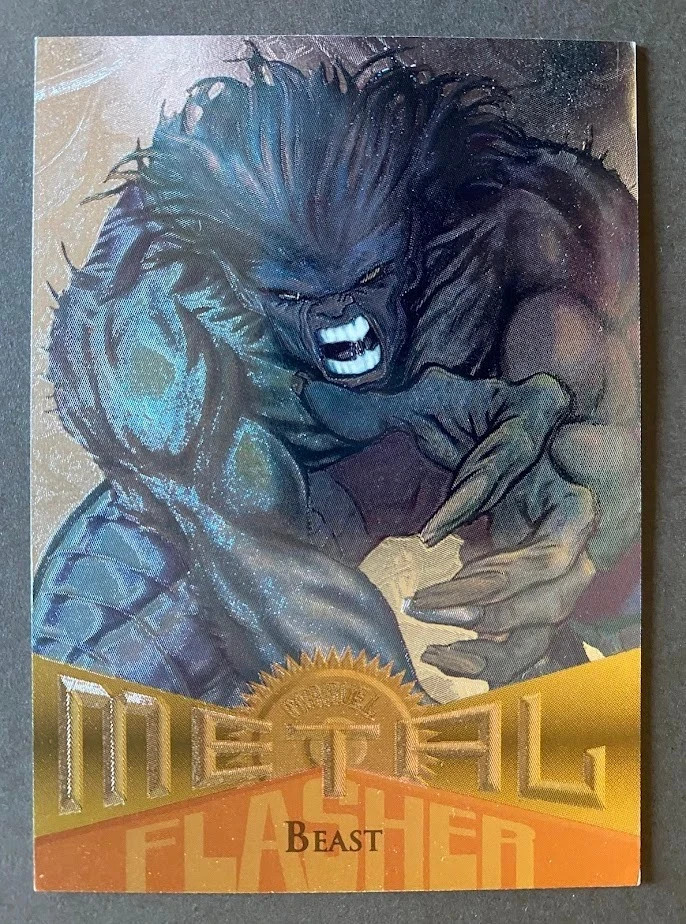 1995 Marvel Metal Silver Flashers Metal Gold Blasters  5+ Cards NM