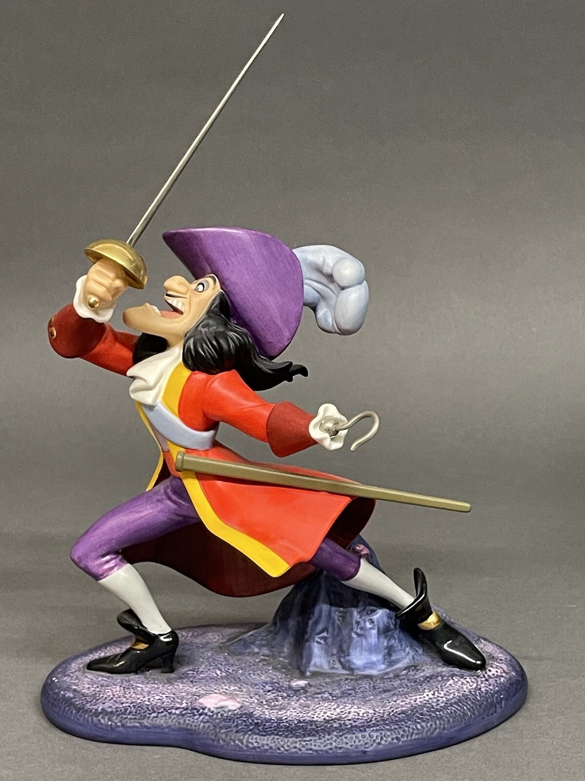 Stunning Disney Vintage WDCC Captain Hook “I've Got You This Time” Peter Pan