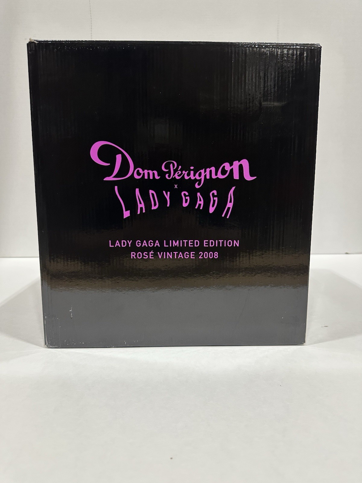 Dom Perignon Lady Gaga Limited Edition Case With Dummy Bottle Set 4