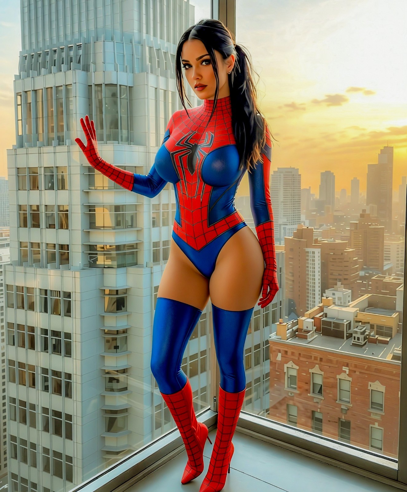 Spider Girl Glossy Poster 11X17 