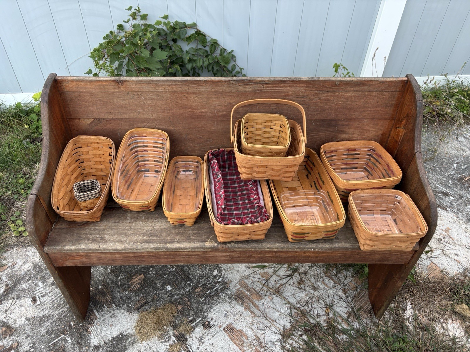 Longaberger Baskets, Lot Of 10, All For One Price