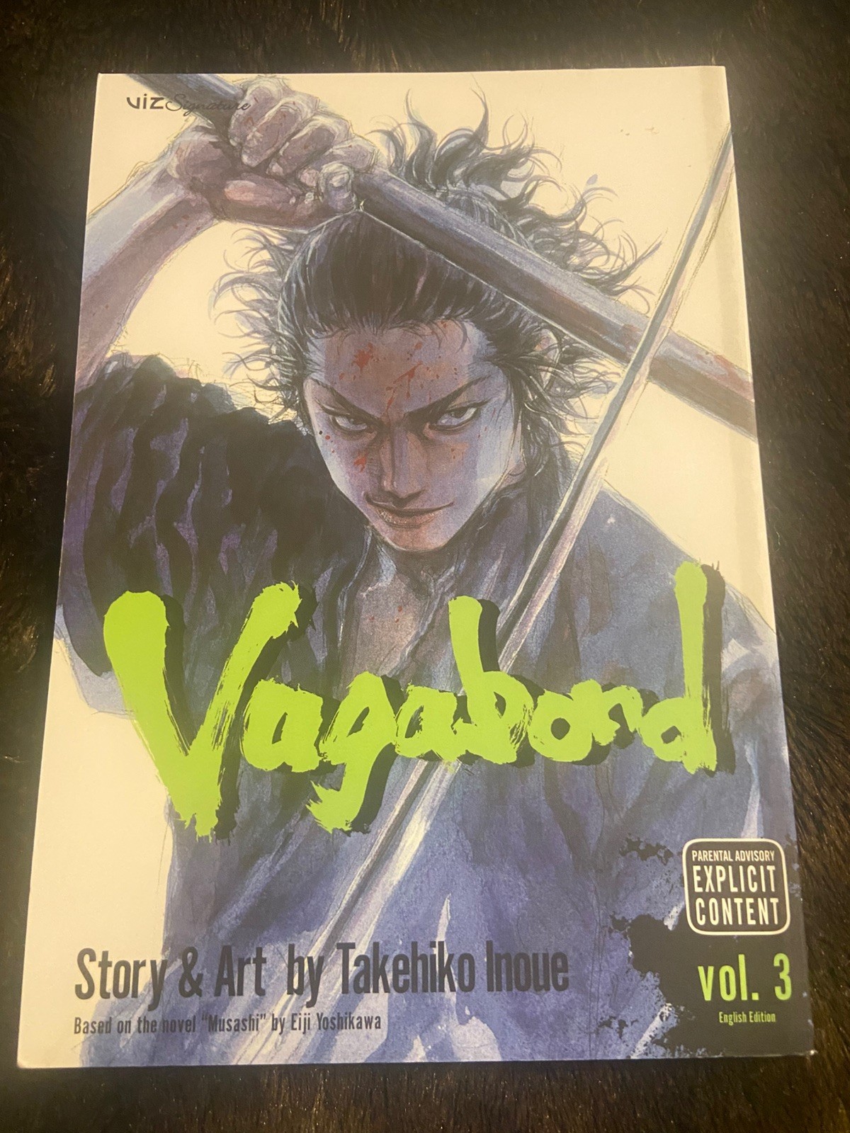 USED Viz Signature Takehiko Inoue Vagabond English Volume 3
