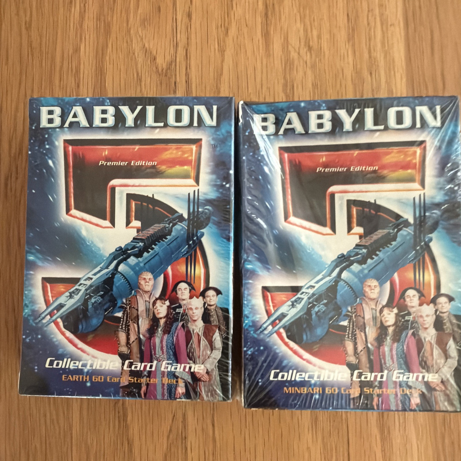 The Babylon Project Card Game - Minbari 60 Card Starter Deck   2 decks unopened