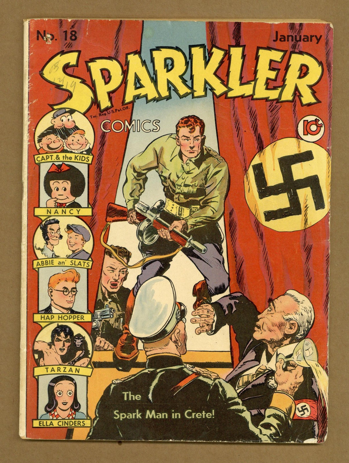 Sparkler Comics #18 VG- 3.5 1943