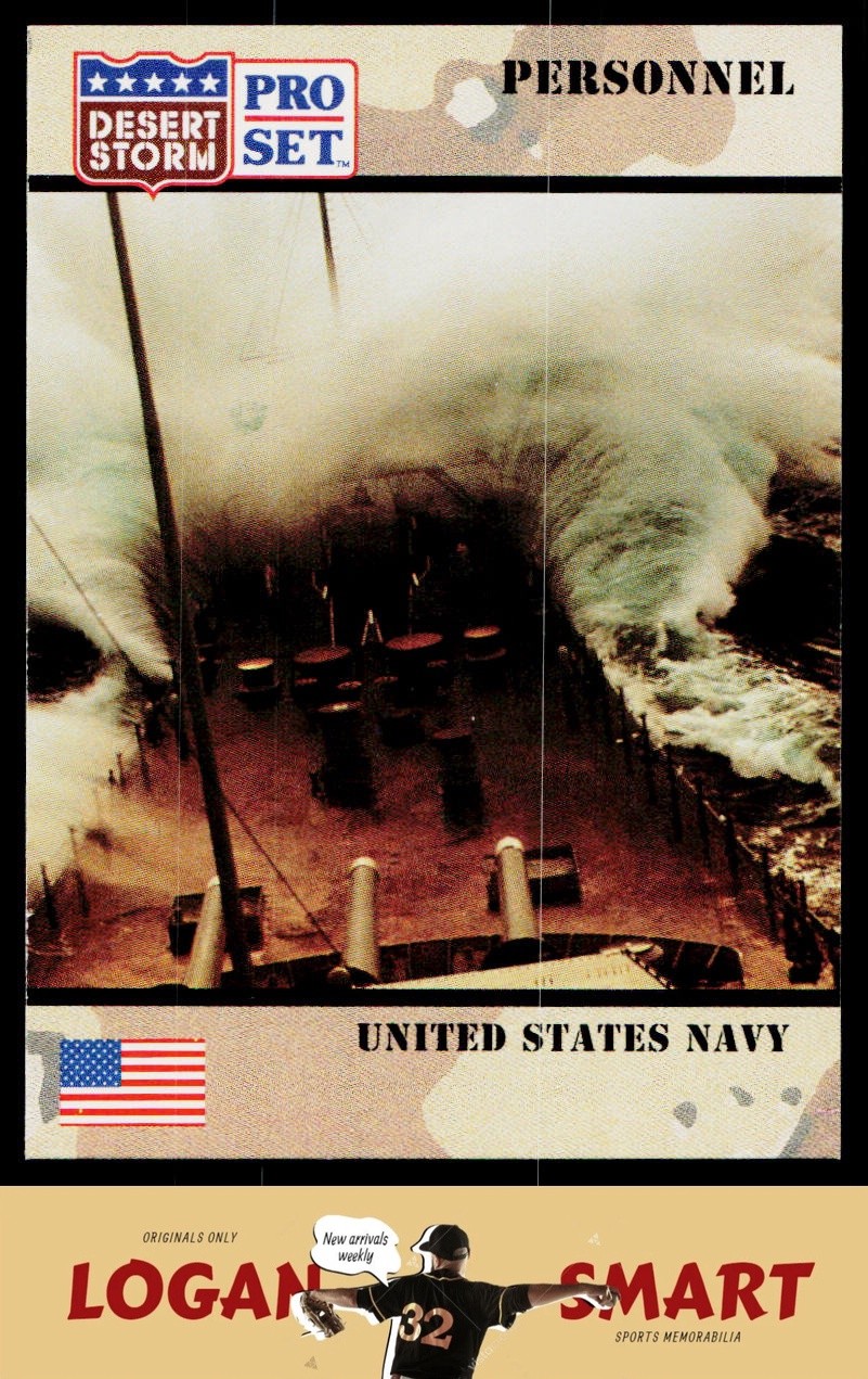 United States Navy 1991 Pro Set Desert Storm #122