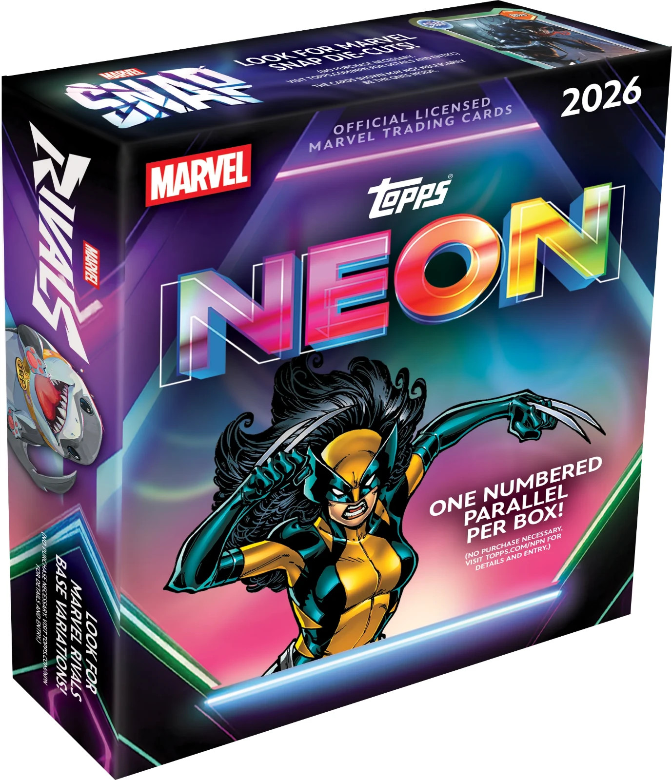 2026 Topps Neon Marvel Factory Sealed Mega Box SOLD OUT Presale Ships 10/14
