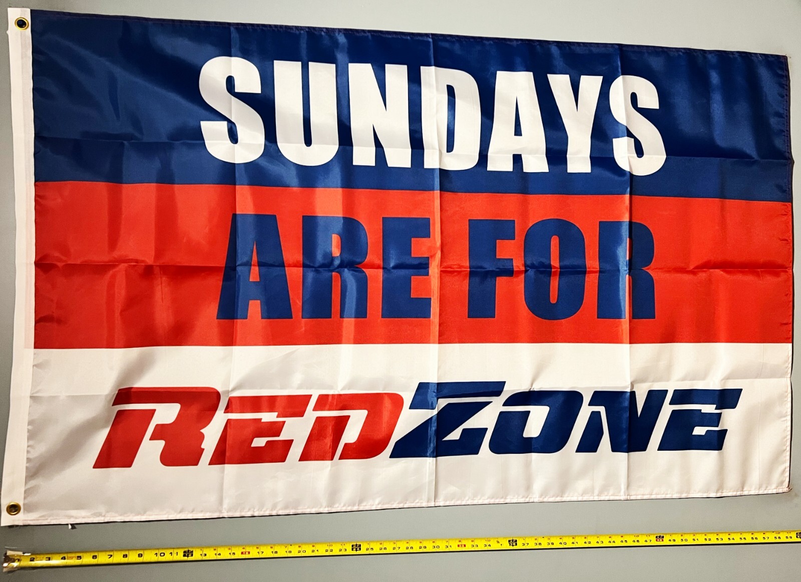 FOOTBALL FLAG FREE USA SHIP NFL Redzone Dorm College Beer Man Cave USA Sign 3x5'