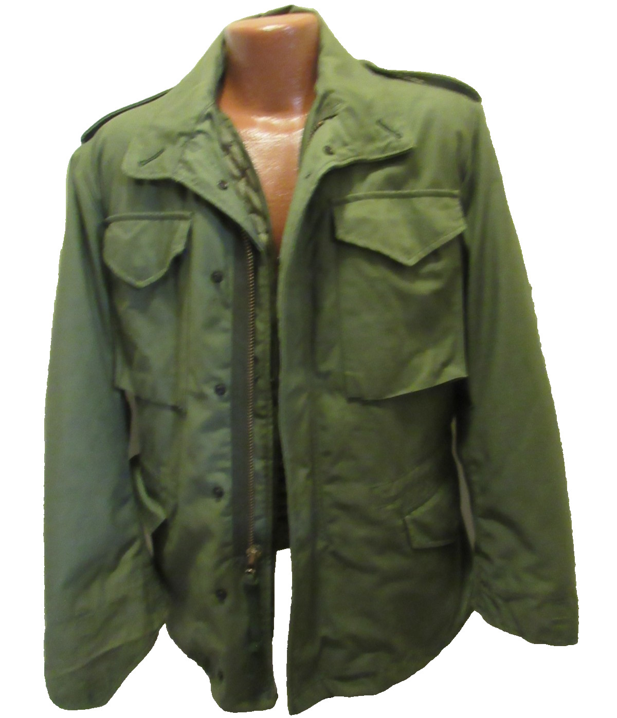 VTG 1972 M-65 Field Jacket OG-107 Cold Weather Coat W Liner Men's Small Regular